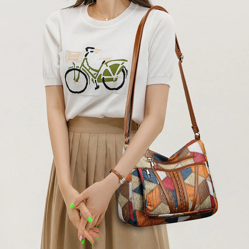 Maseste - Kadın Vintage Crossbody Çanta