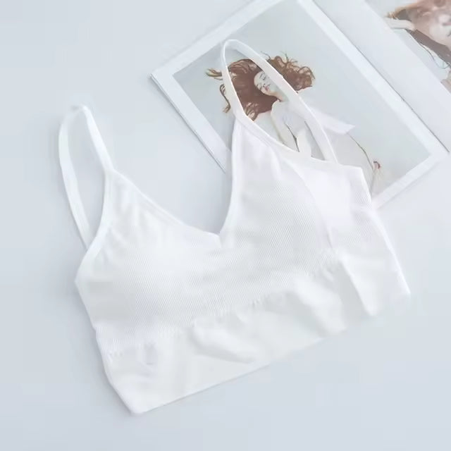 Mirelssa - Sade Dekolteli Crop