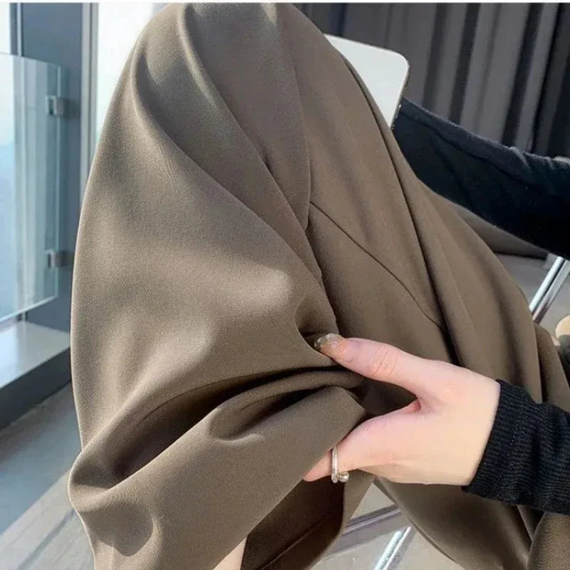 Greseya - Yüksek Bel Bol Pantolon - Ofis ve Günlük Şıklık