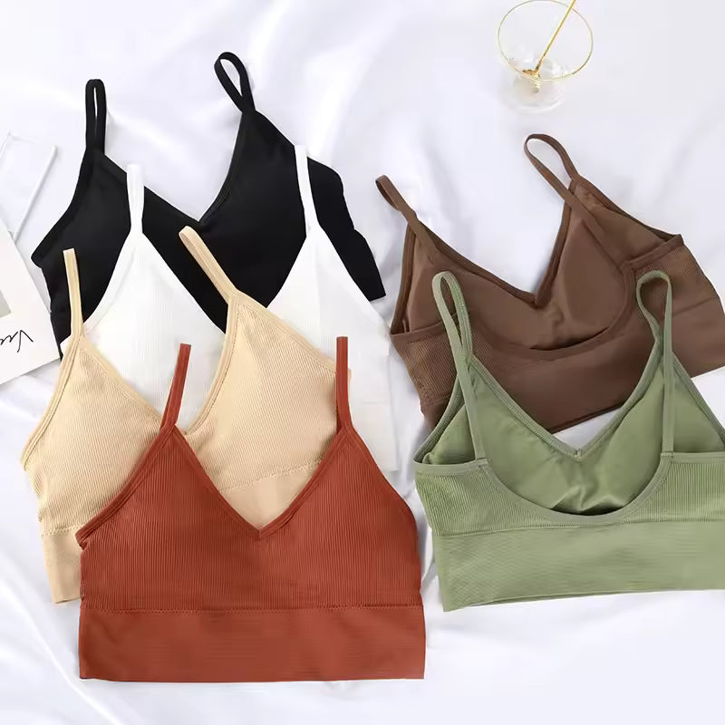 Mirelssa - Sade Dekolteli Crop