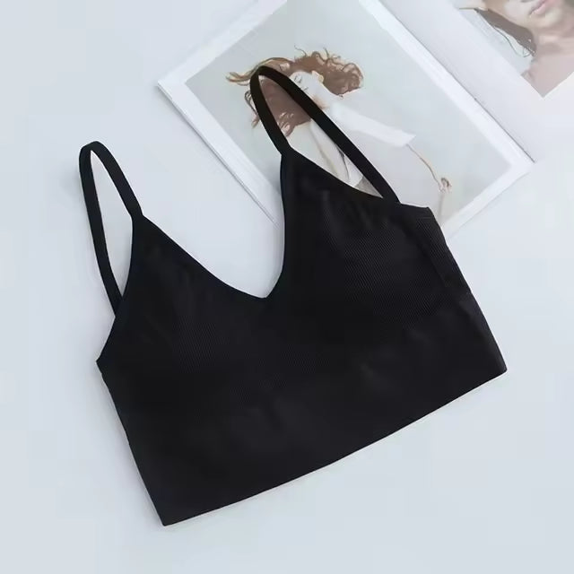 Mirelssa - Sade Dekolteli Crop