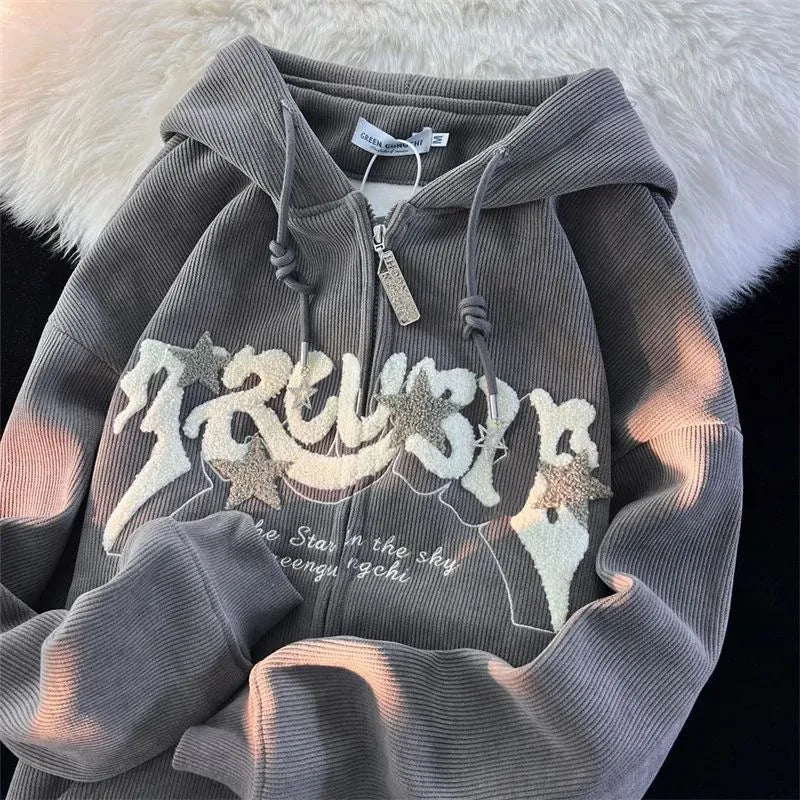 Nebula - Kapüşonlu zip sweatshirt