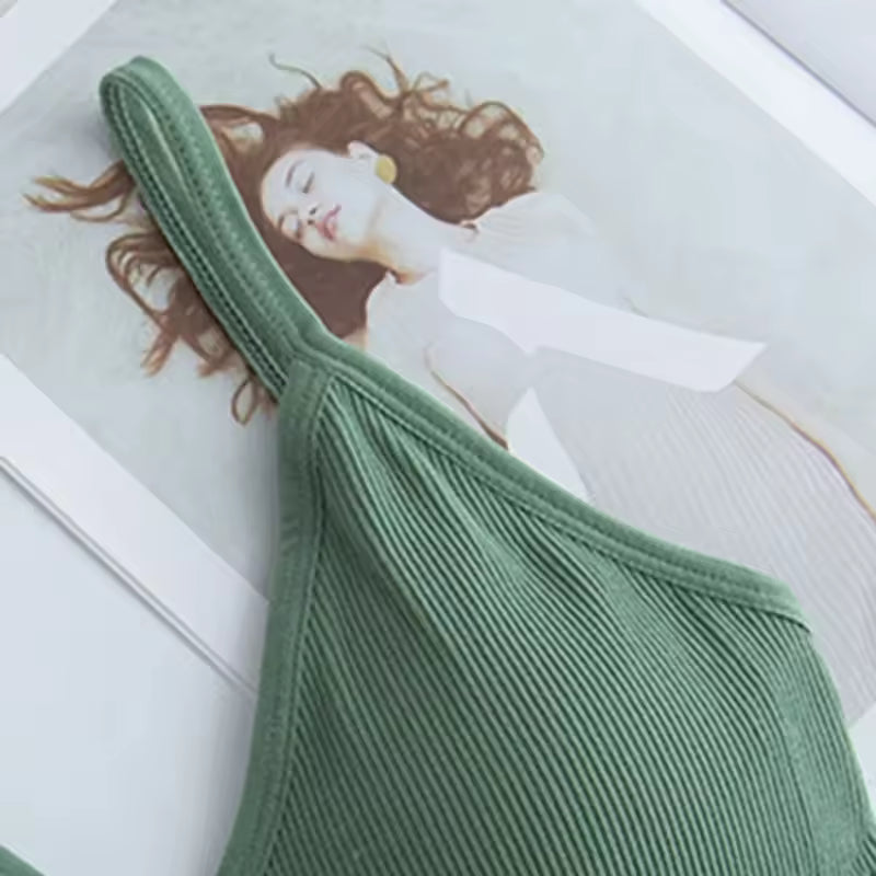 Mirelssa - Sade Dekolteli Crop
