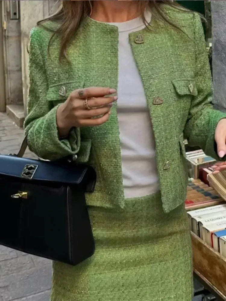 Linem -  Kadın Tweed Takım Elbise
