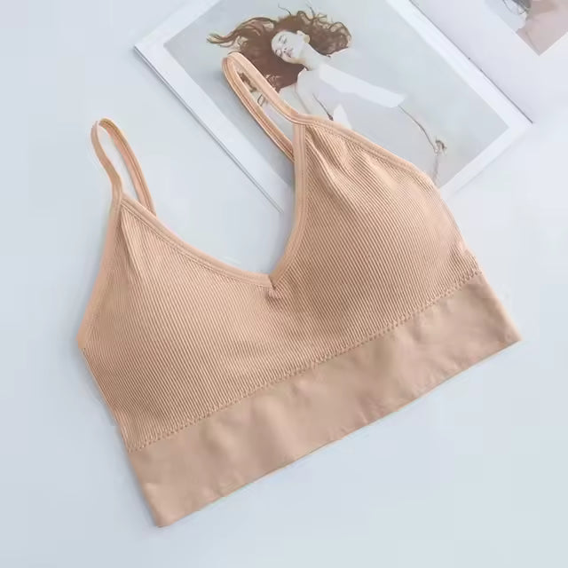Mirelssa - Sade Dekolteli Crop